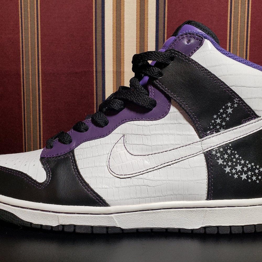 Dead Stock Nike Dunk High Premium "Croc Star" 312786-011 Men's Size 11 Crocodile